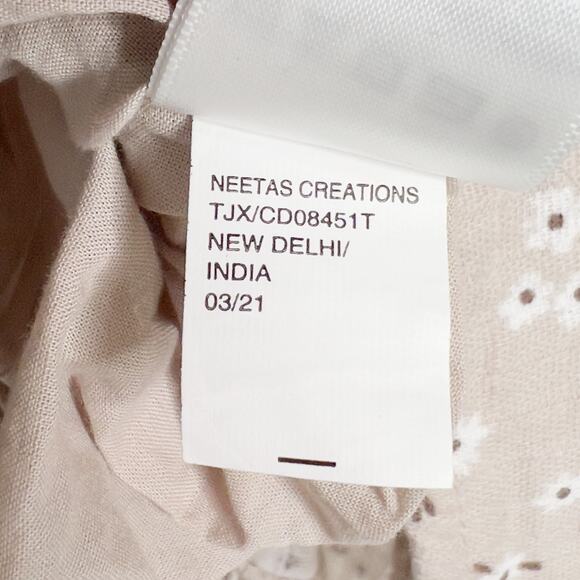 Rachel Ashwell 3T NEW Toddler Girls Beige Floral Ruffle Dress - Picture 9 of 11